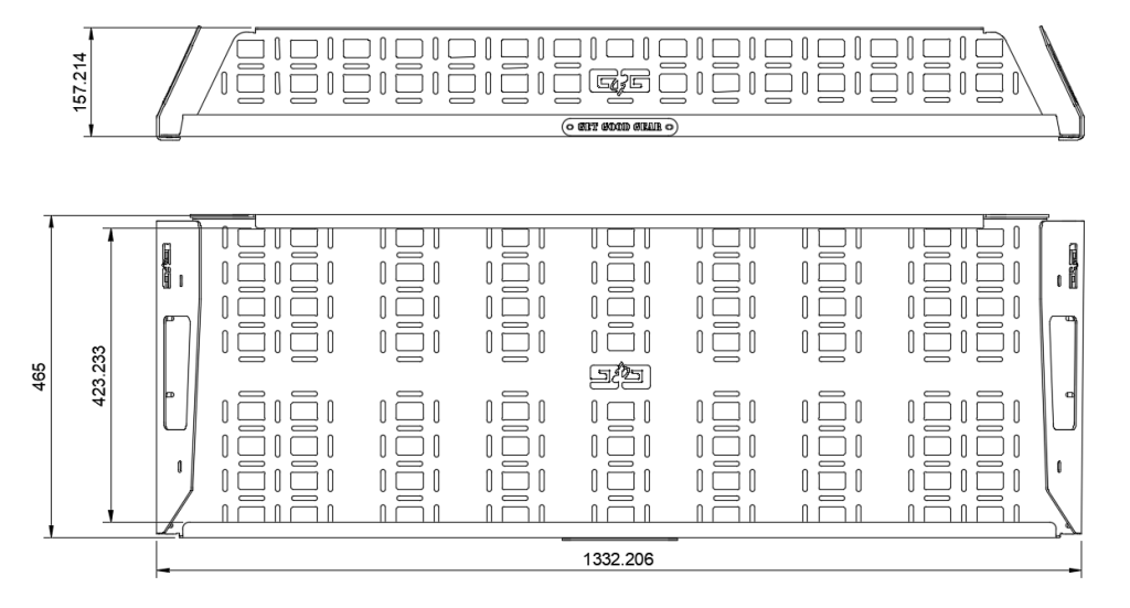 Rear Shelf Dimensions for Grenadier 4WD