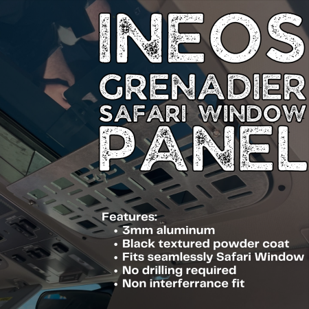 Safari Window MOLLE Panel for Ineos Grenadier