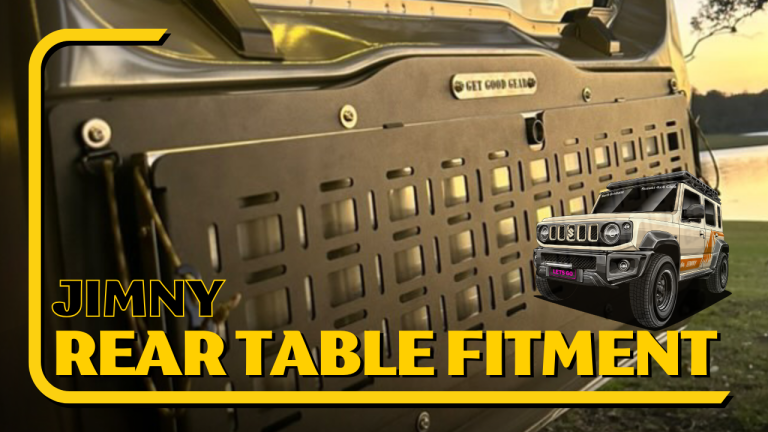 How to install a rear table on a Jimny